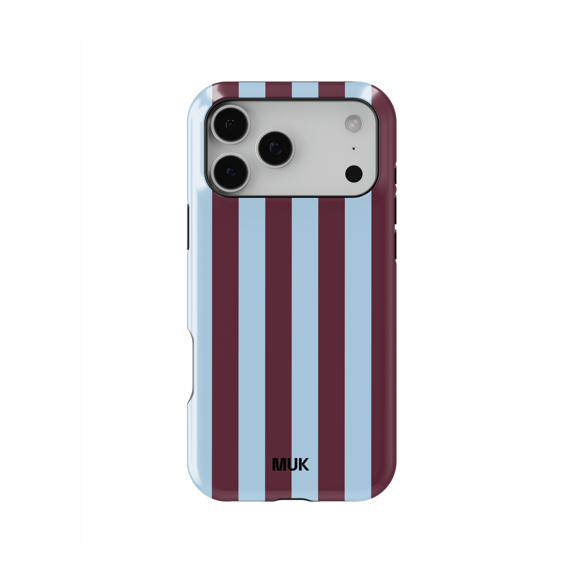 Funda de móvil Tough Magsafe - Stripes Brown Blue