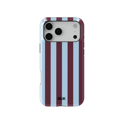 Funda de móvil Tough Magsafe - Stripes Brown Blue
