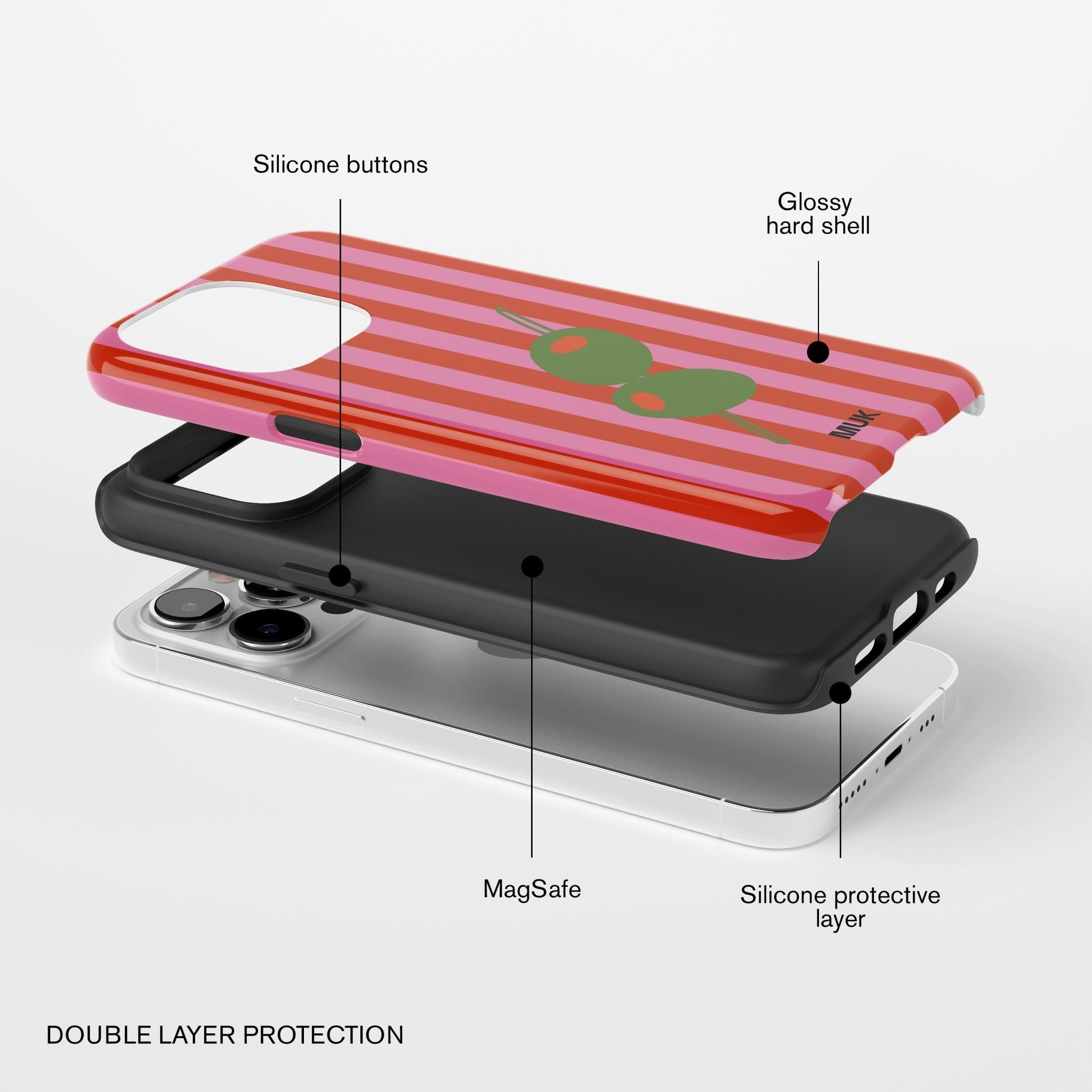 Funda de móvil Tough Magsafe - Stripes Gilda