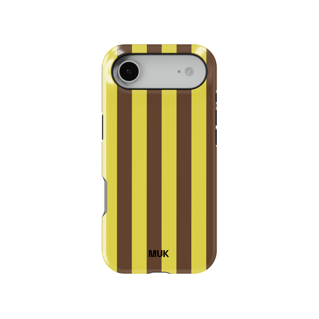 Funda de móvil Tough Magsafe - Stripes Pistachio Brown