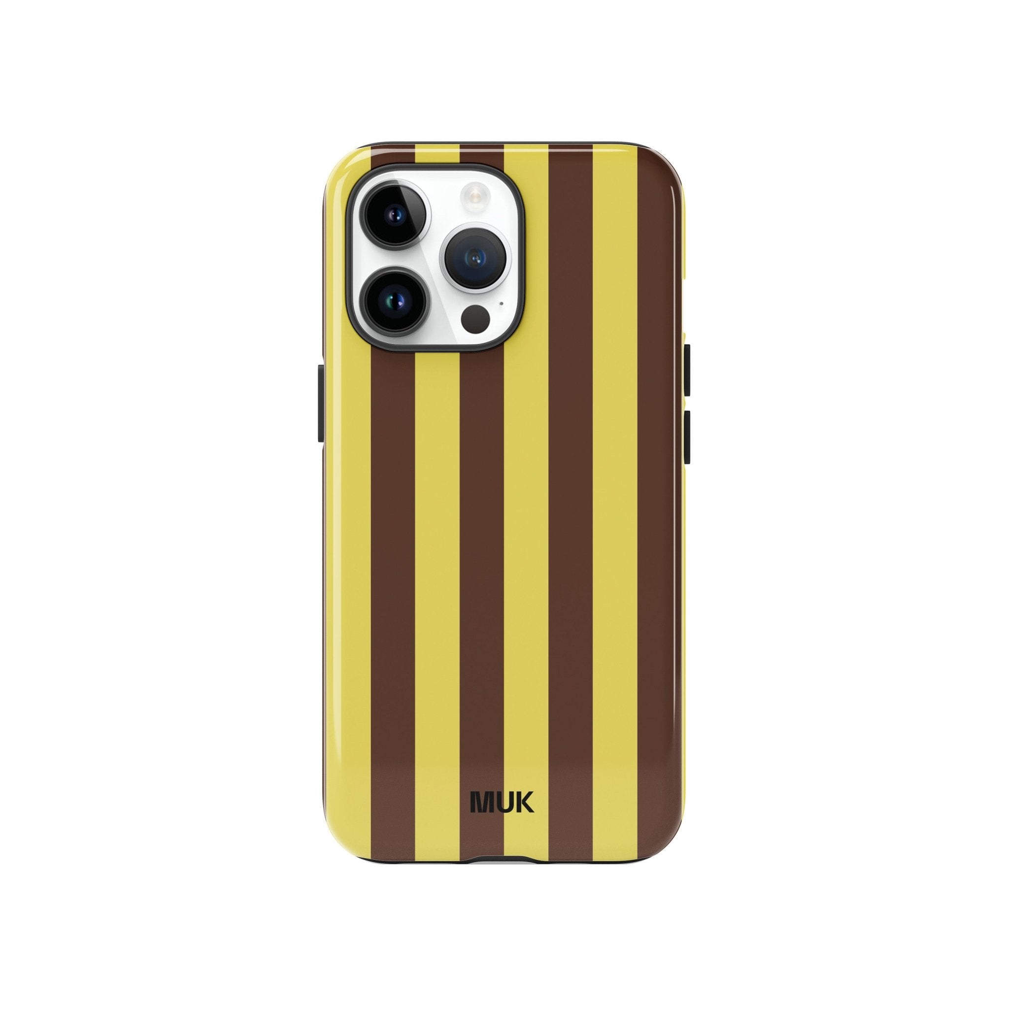 Funda de móvil Tough Magsafe - Stripes Pistachio Brown