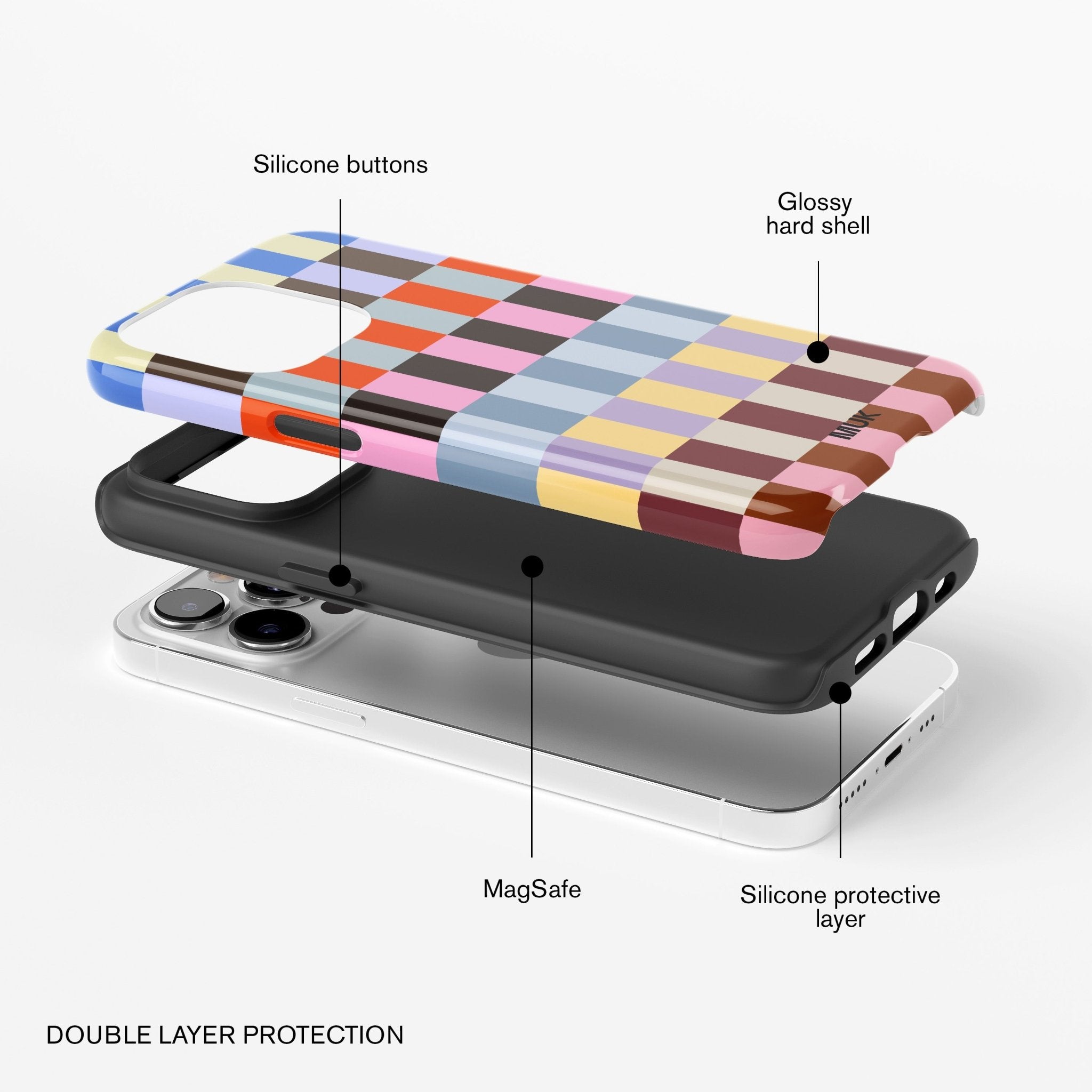 Funda de móvil Tough Magsafe - Urban Stripes