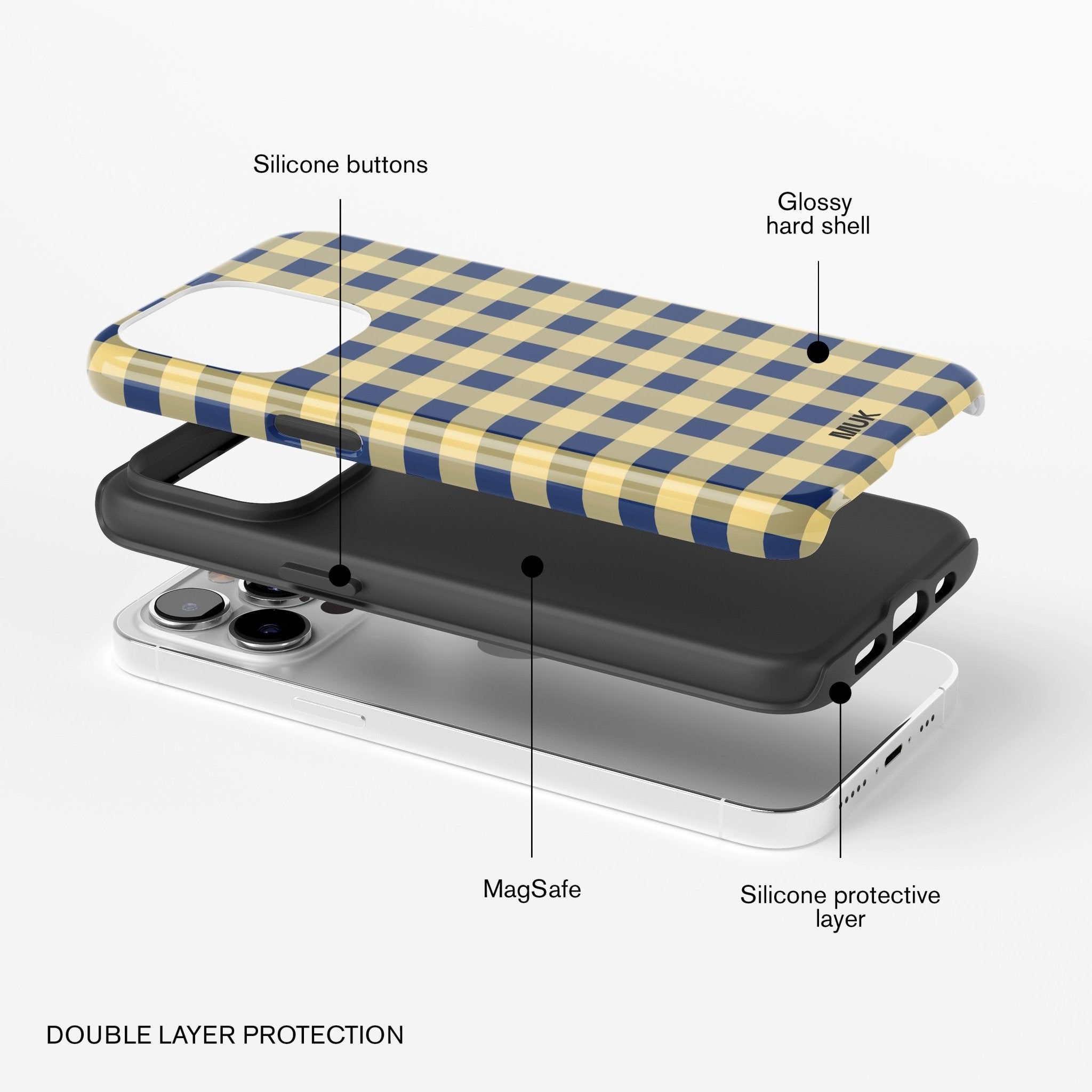 Funda de móvil Tough Magsafe - Vichy Mustard