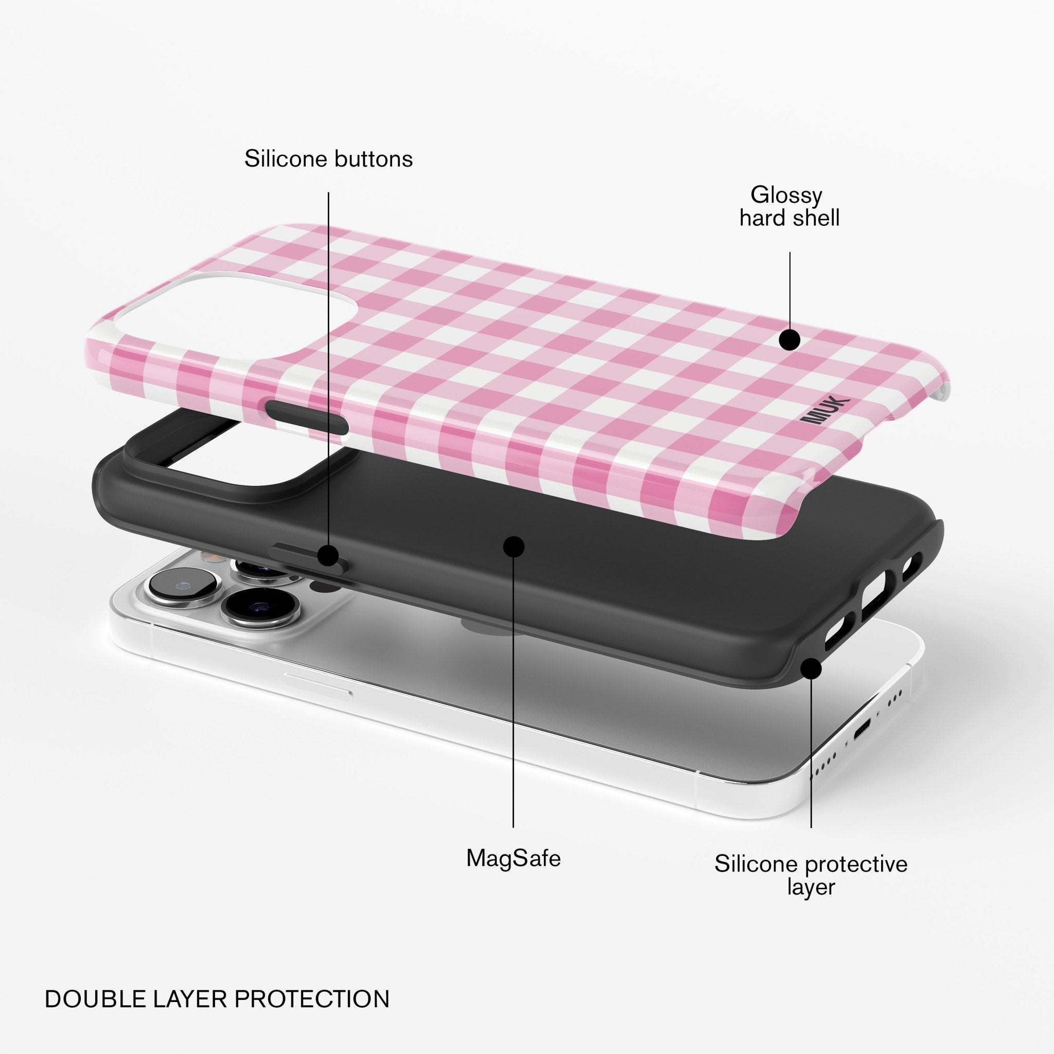Funda de móvil Tough Magsafe - Vichy Pink