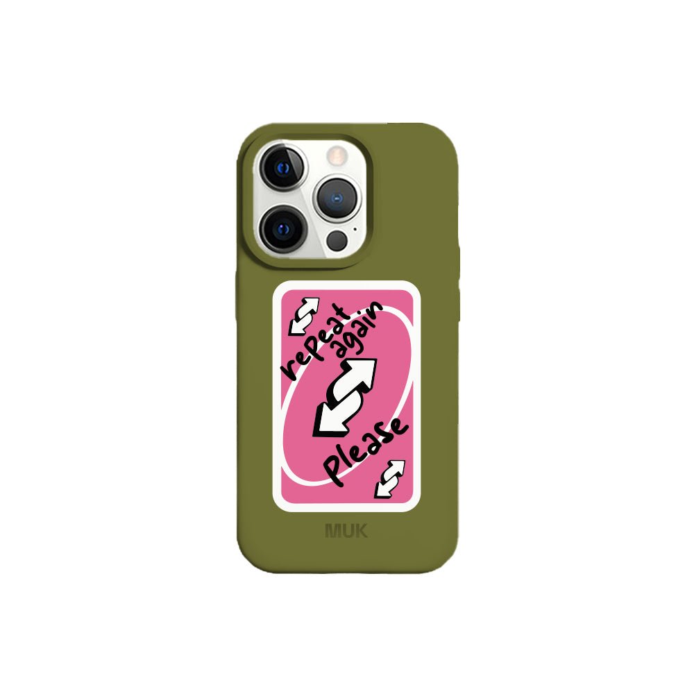 Green TPU mobile phone case with one letter design
