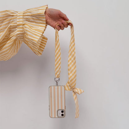 Funda de móvil Yellow Striped Stone - CARMENSAYSxMUK