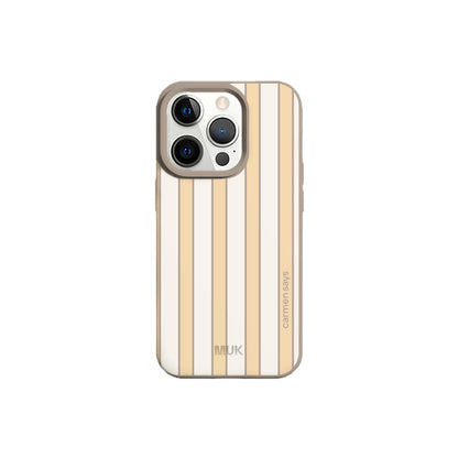 Funda de móvil Yellow Striped Stone - CARMENSAYSxMUK