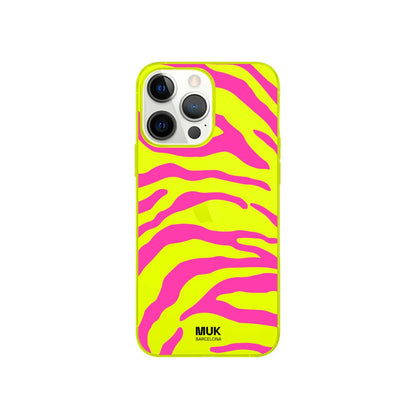 Funda de móvil Zebra - Fluor Yellow