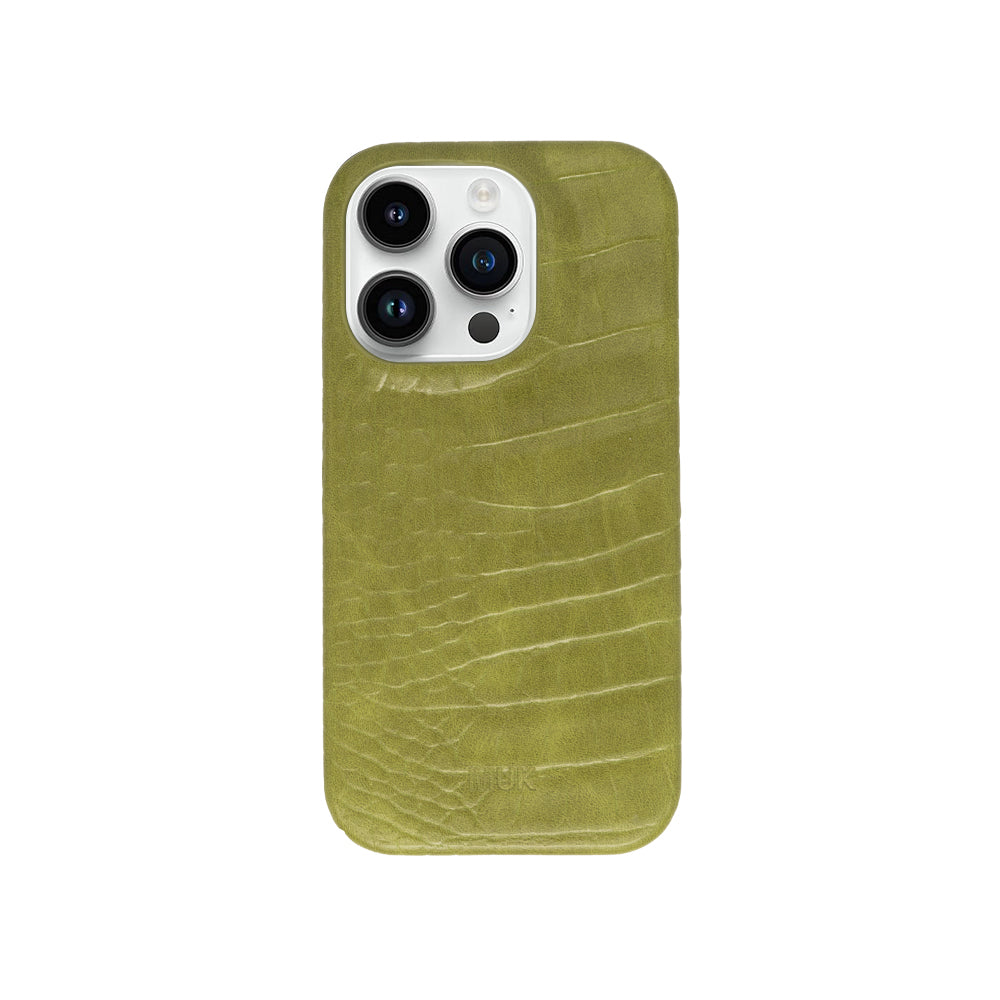 Funda de móvil Crocodile Print - Green
