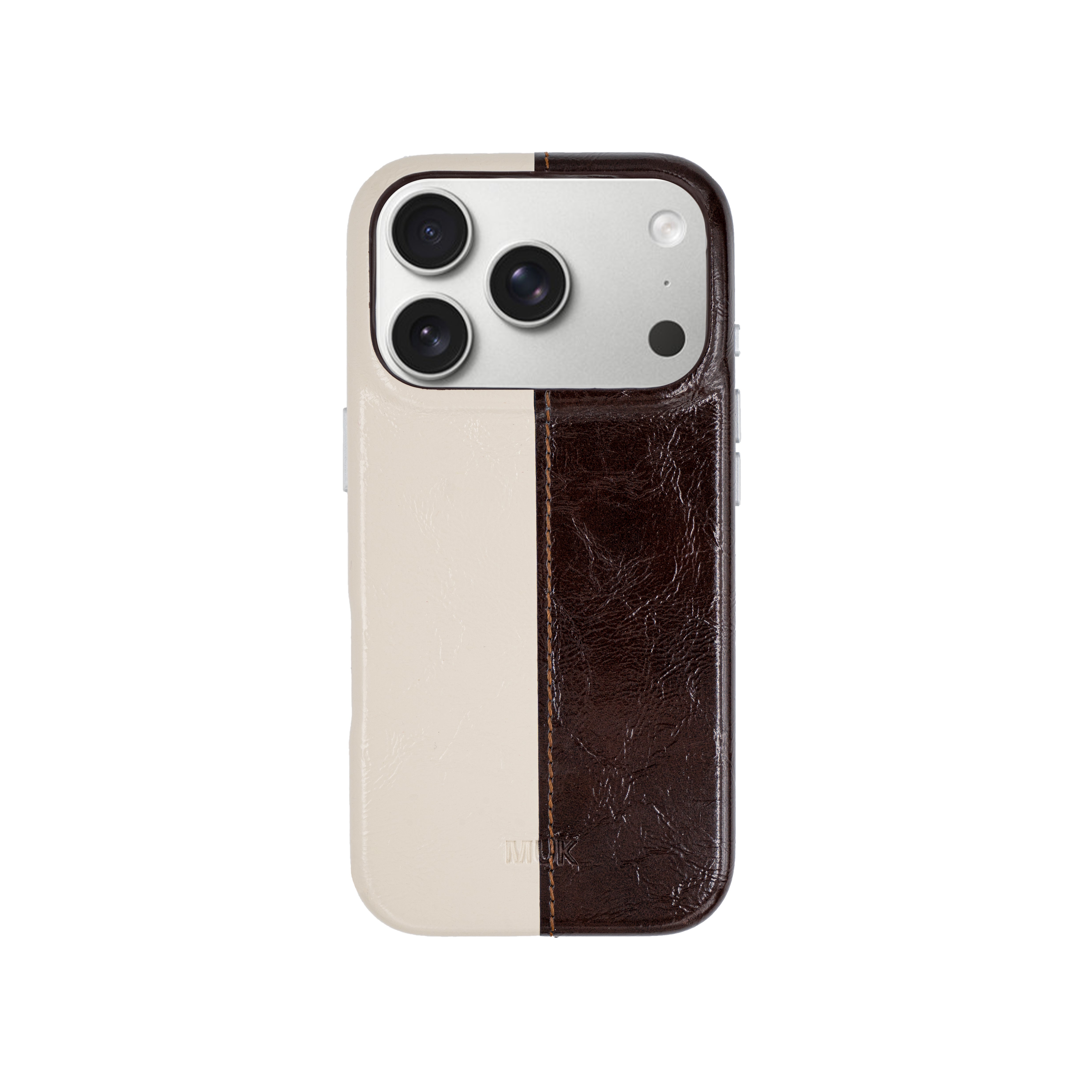 Funda de móvil Leather Half Cream / Mocca Case