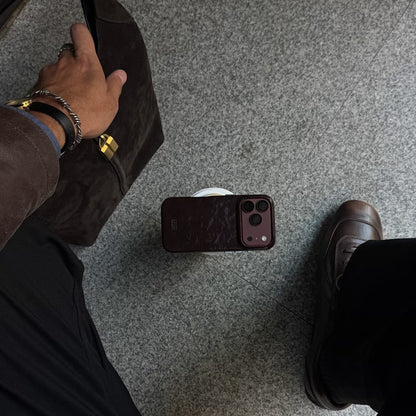 Funda de móvil Leather Mocca Case
