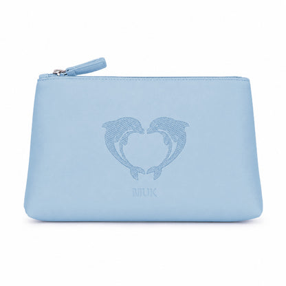 Dolphin Blue Cosmetic Bag