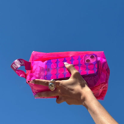 Neceser fluor pink