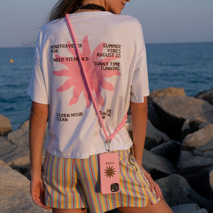 Pantalón short rayas