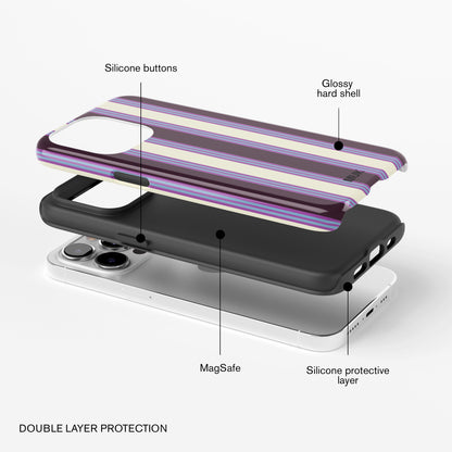 Funda de móvil Tough Magsafe - Paralel Stripes
