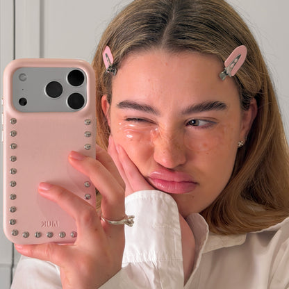 Pink Studs Mobile Phone Case