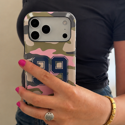 Funda de móvil Tough Magsafe - Camo Green Pink 99