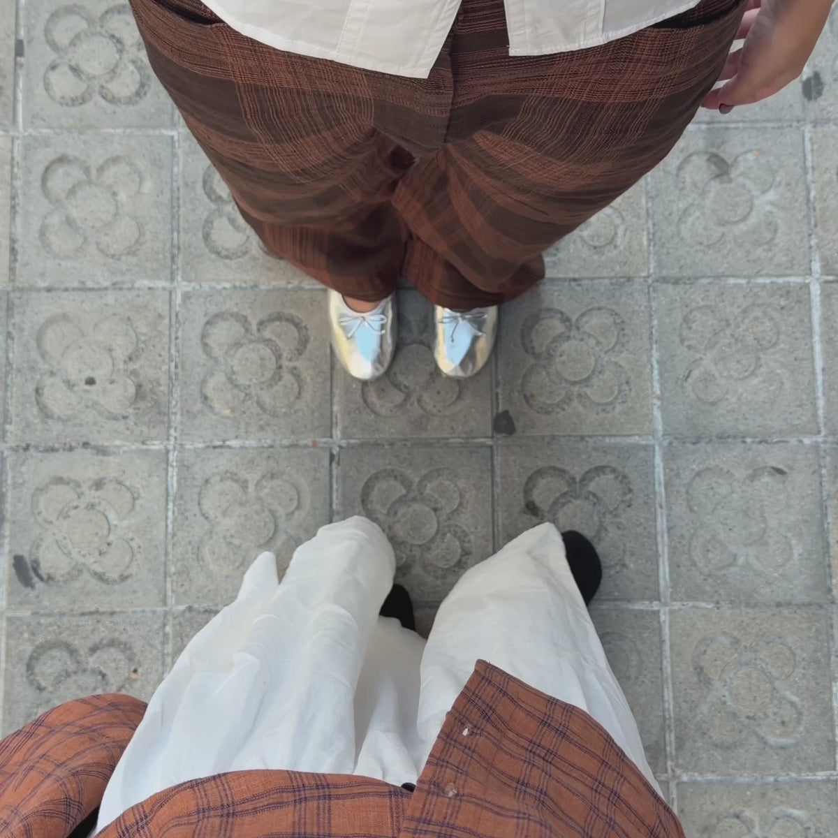 Criss Cross Brown Phone Case
