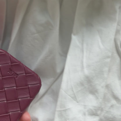 Criss Cross Bordeaux phone case