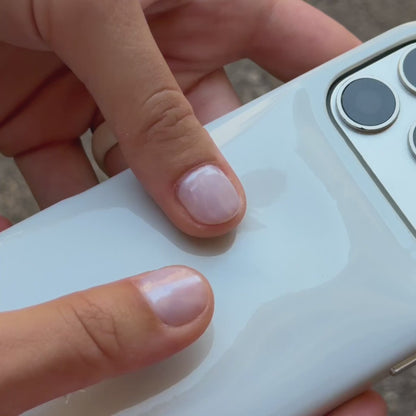 Charol Puffy Ice Blue Phone Case