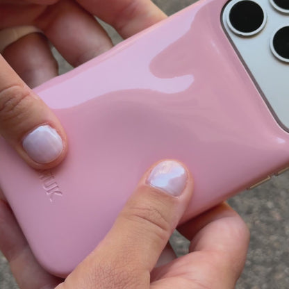 Funda de móvil Charol Puffy Pink