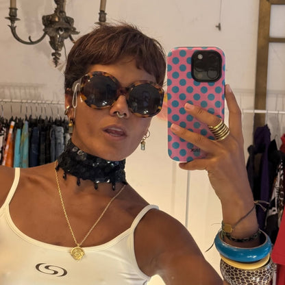 Tough Magsafe Phone Case - Small Dots Pink