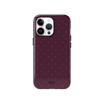 Tough Magsafe Phone Case - Small Dots Purple