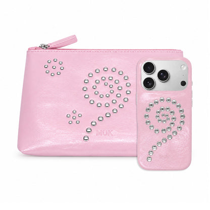 Spiral Case + Spiral Cosmetic Bag Set