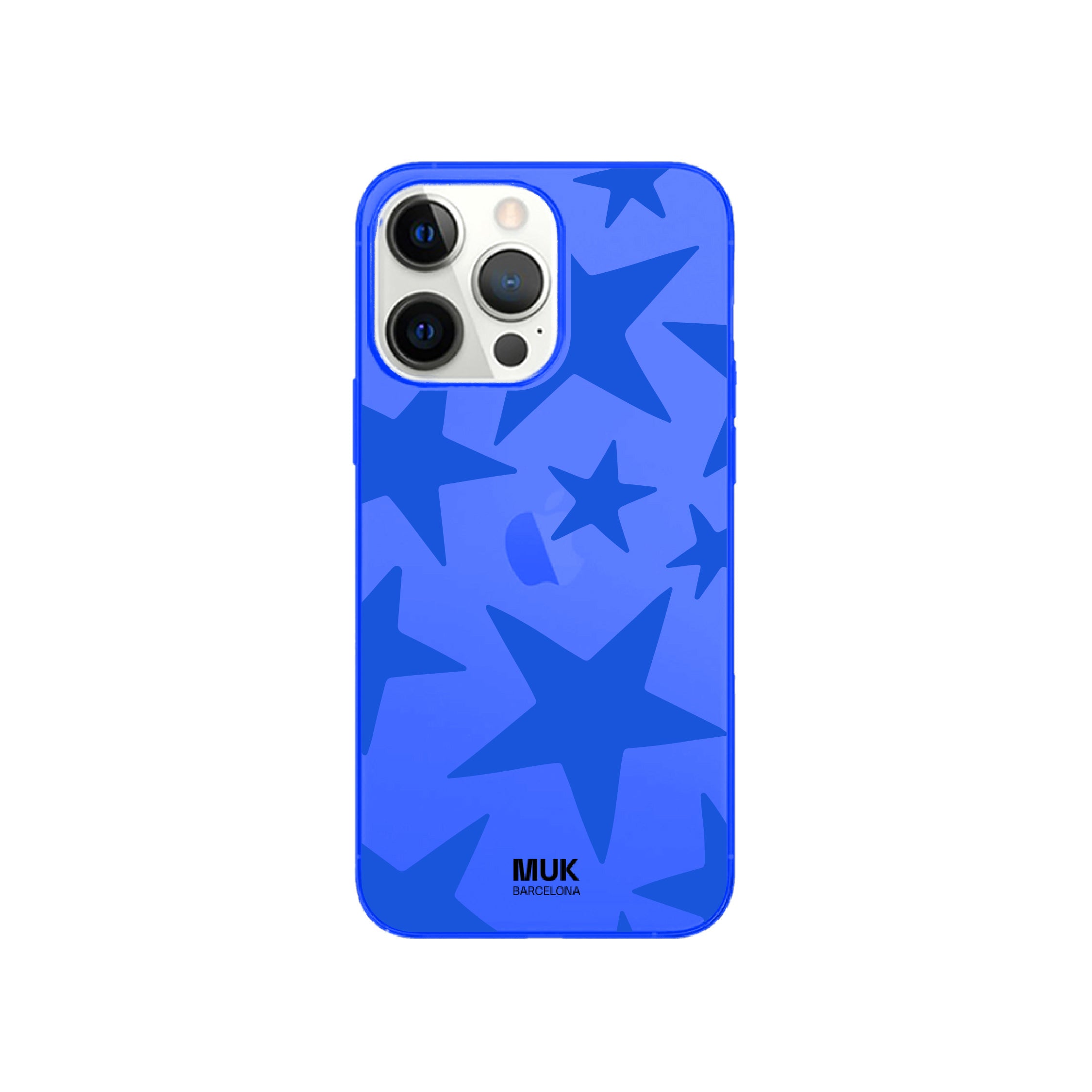 Funda de móvil color blue fluor con diseño de estrellas 2.0
