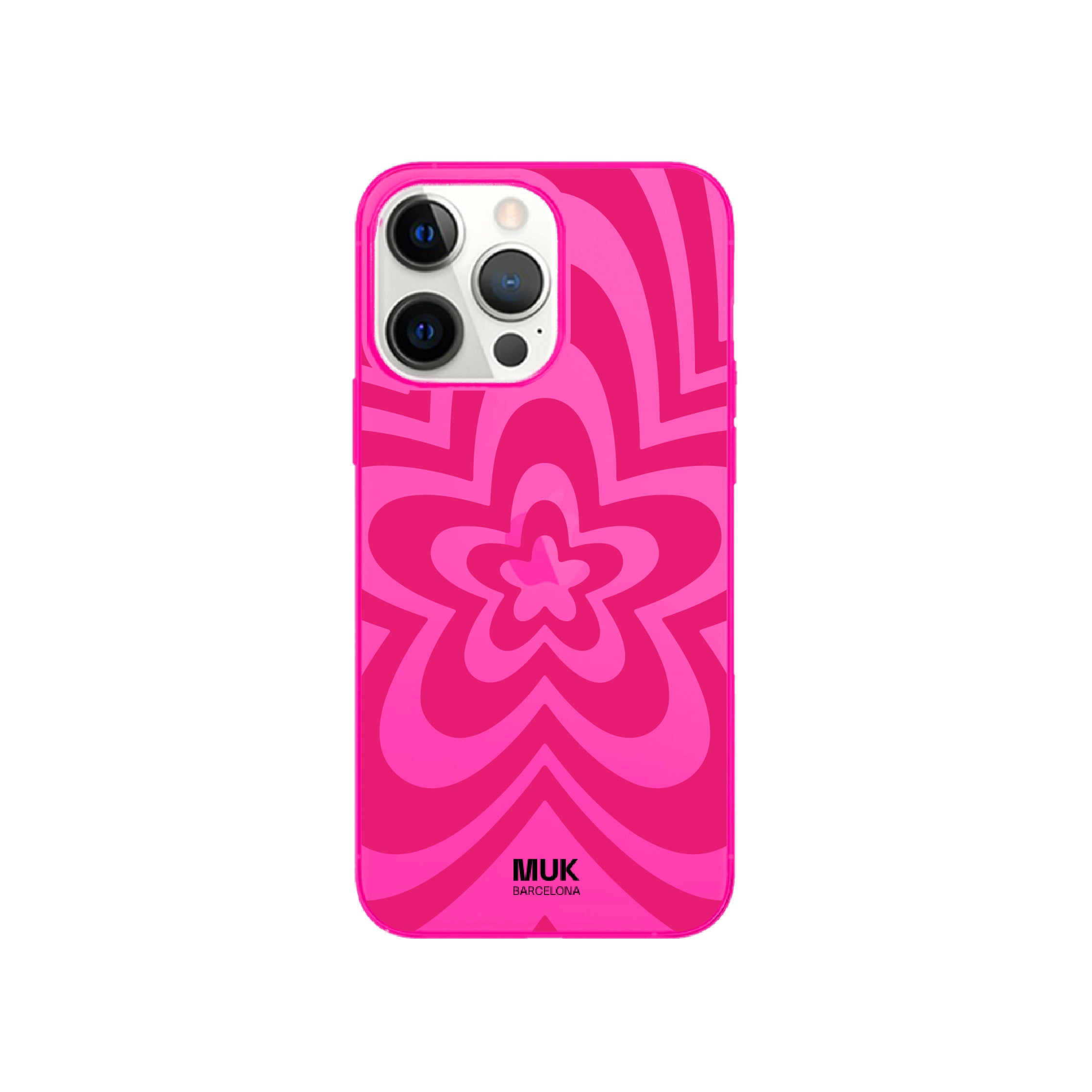 Funda de móvil color pink fluor con diseño de Stella
