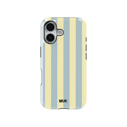 Funda de móvil Tough Magsafe - Stripes Blue Yellow