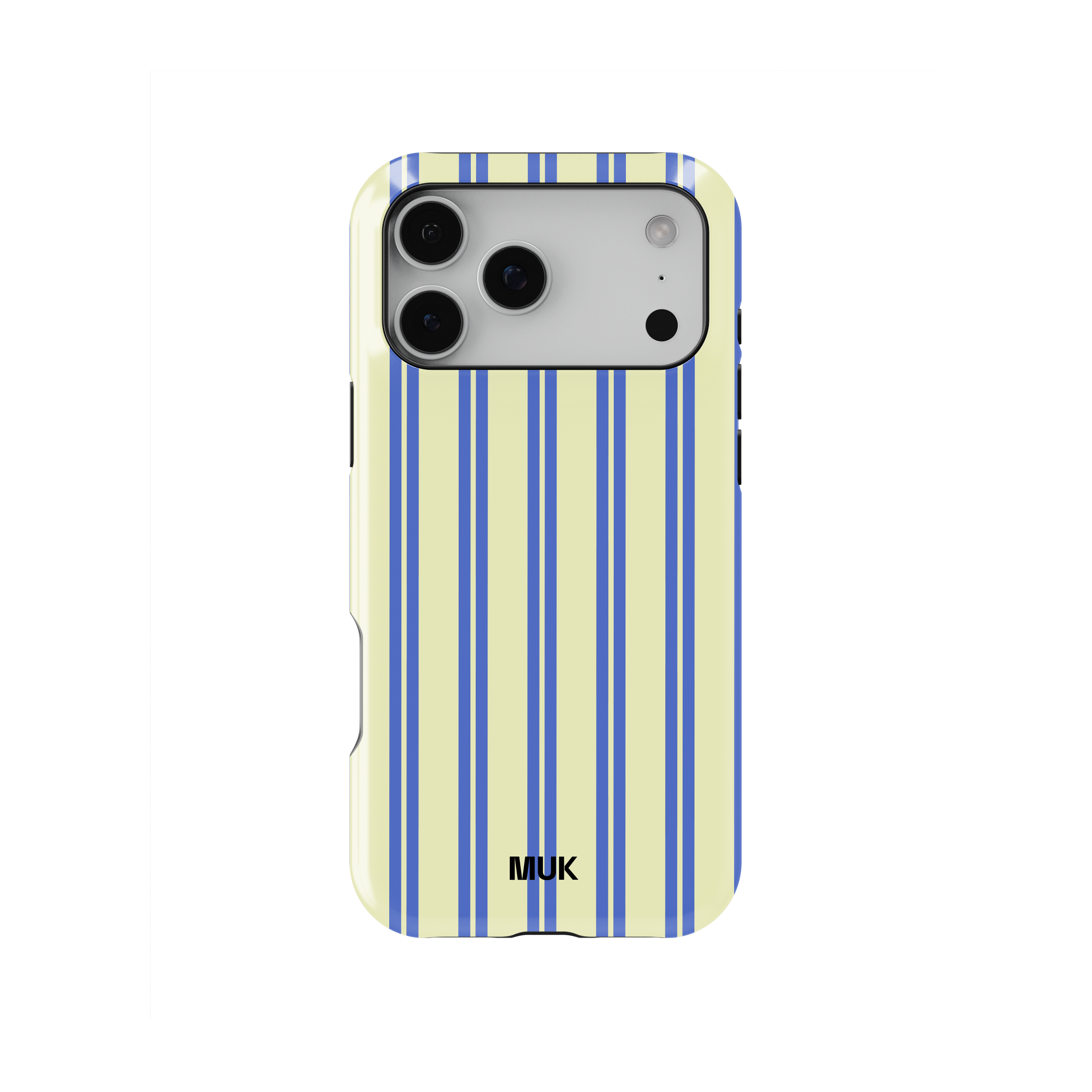Funda de móvil Tough Magsafe - Double Stripes Blue Yellow