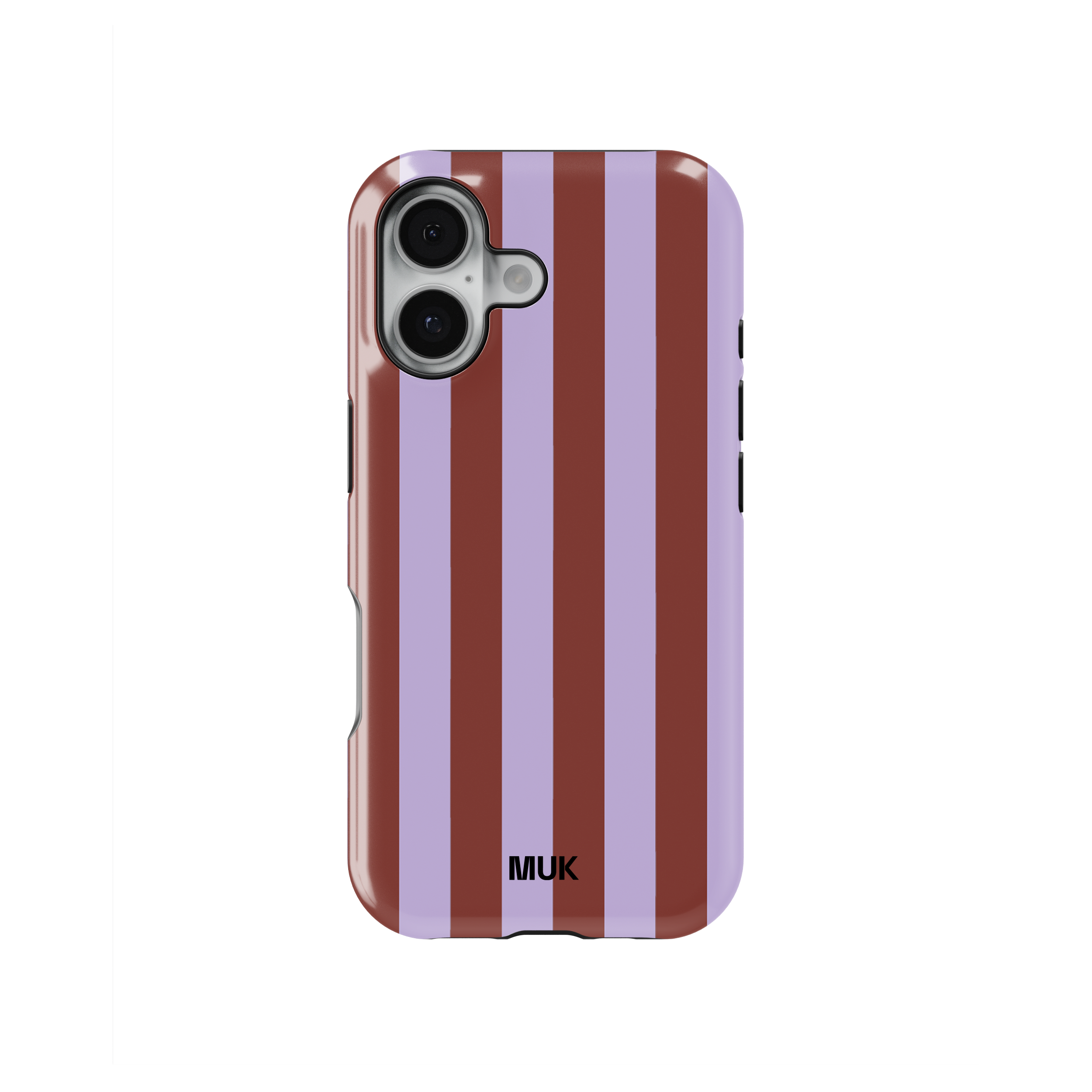 Funda de móvil Tough Magsafe - Stripes Burdeos