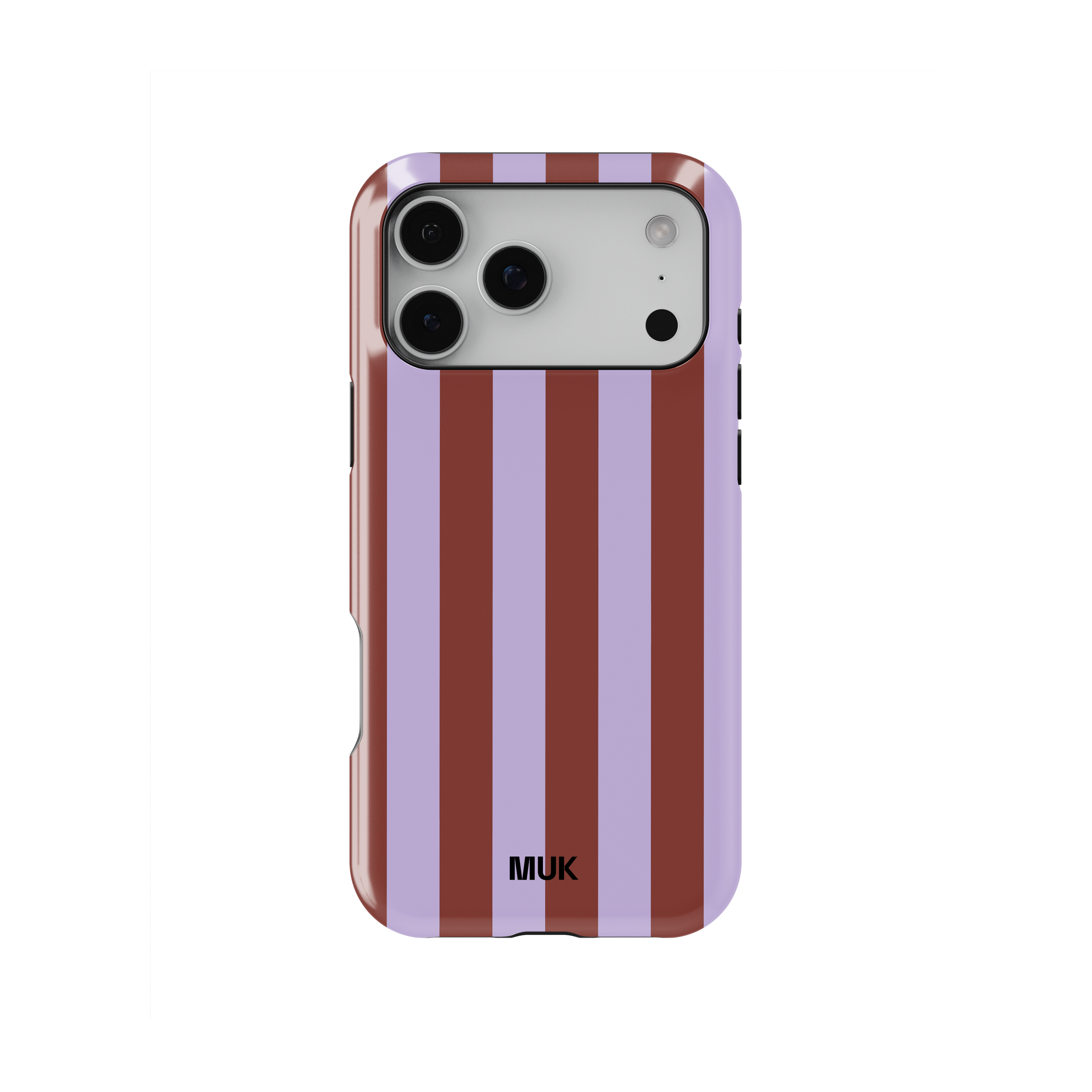 Funda de móvil Tough Magsafe - Stripes Burdeos