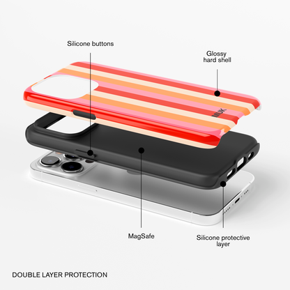 Funda de móvil Tough Magsafe -Sunset Stripes