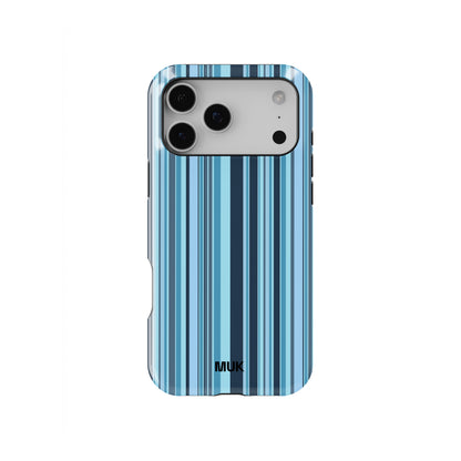Funda de móvil Tough Magsafe - Vertical Stripes Blue