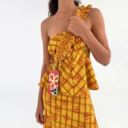 Vichy Flowers Print Ruffled Lace - CARMENSAYSxMUK