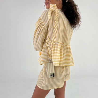 Yellow striped Lace - CARMENSAYSxMUK