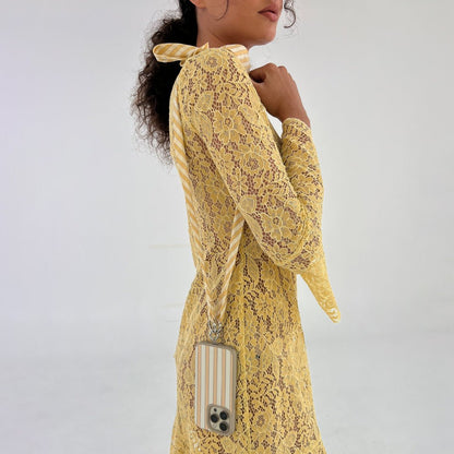 Yellow striped Lace - CARMENSAYSxMUK