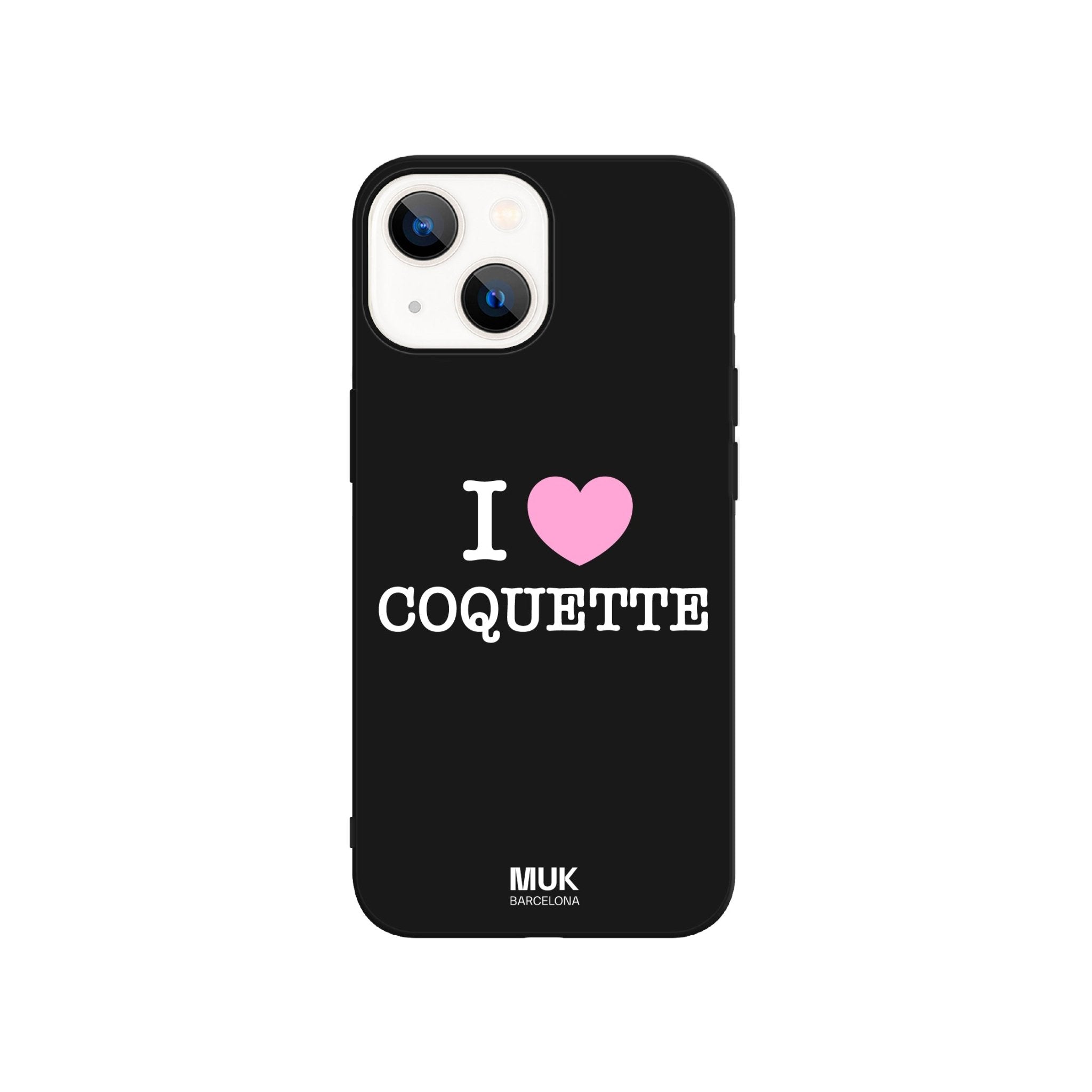 Funda de móvil I Love Coquette - Black Personalizada