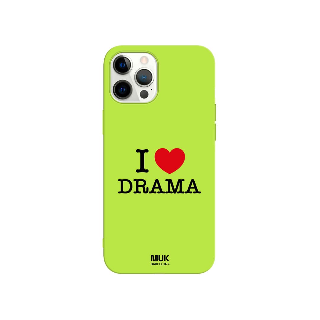 Lime TPU Phone Case with personalized phrase "I LOVE ..."
