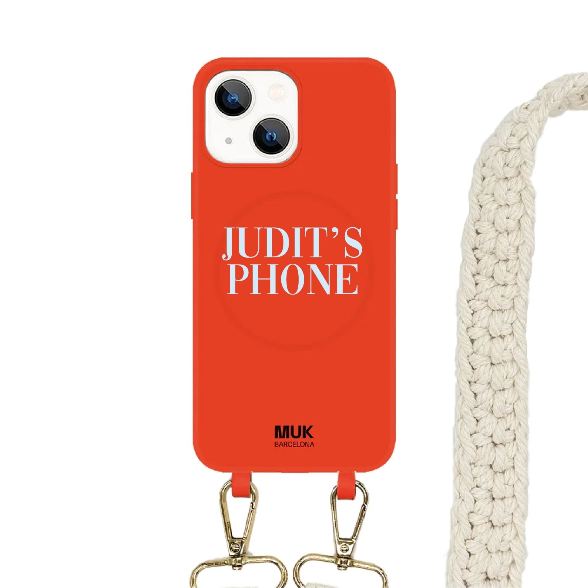 Teja Phone Case with a design on it
