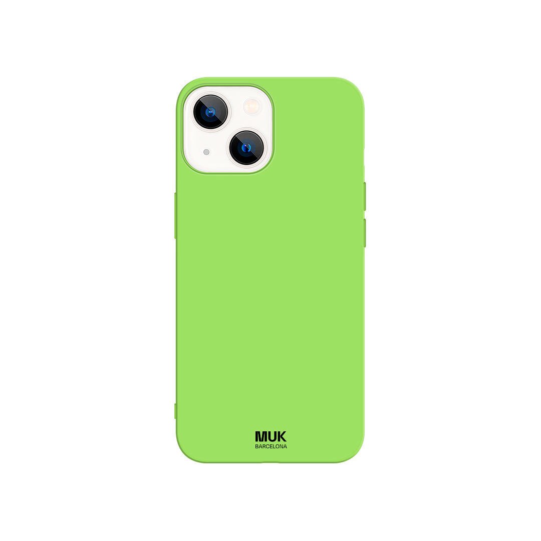 Basic TPU phone case in lime color.
